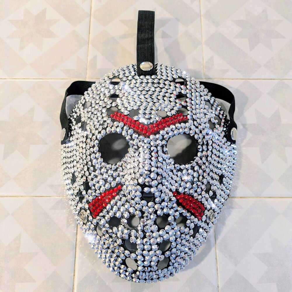 Bedazzled Jason Friday the 13th Horror Halloween Costume Masks